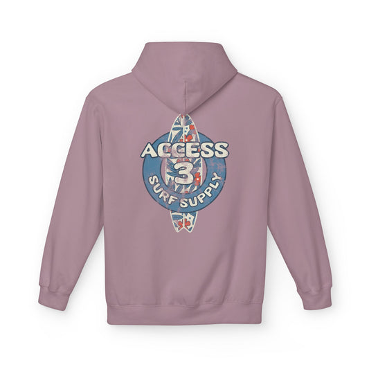 Access 3 Vintage Surf Logo Hoodie