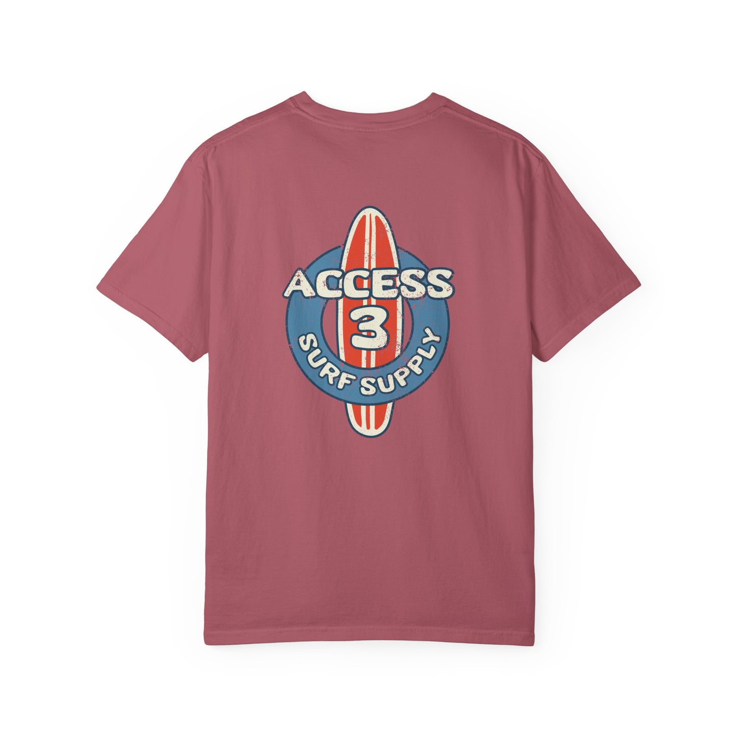 Access 3 Surf Supply Retro Surfboard Tee