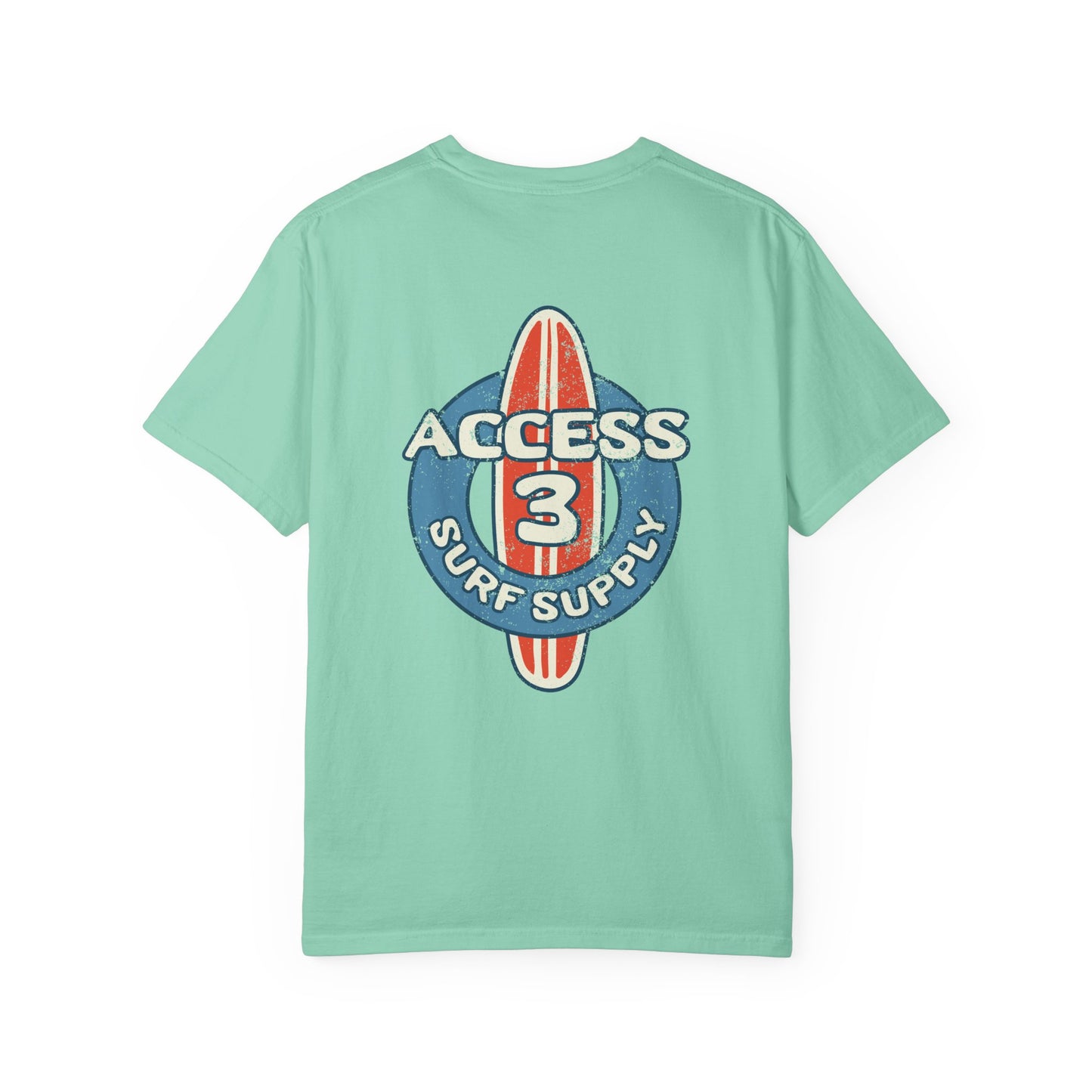 Access 3 Surf Supply Retro Surfboard Tee