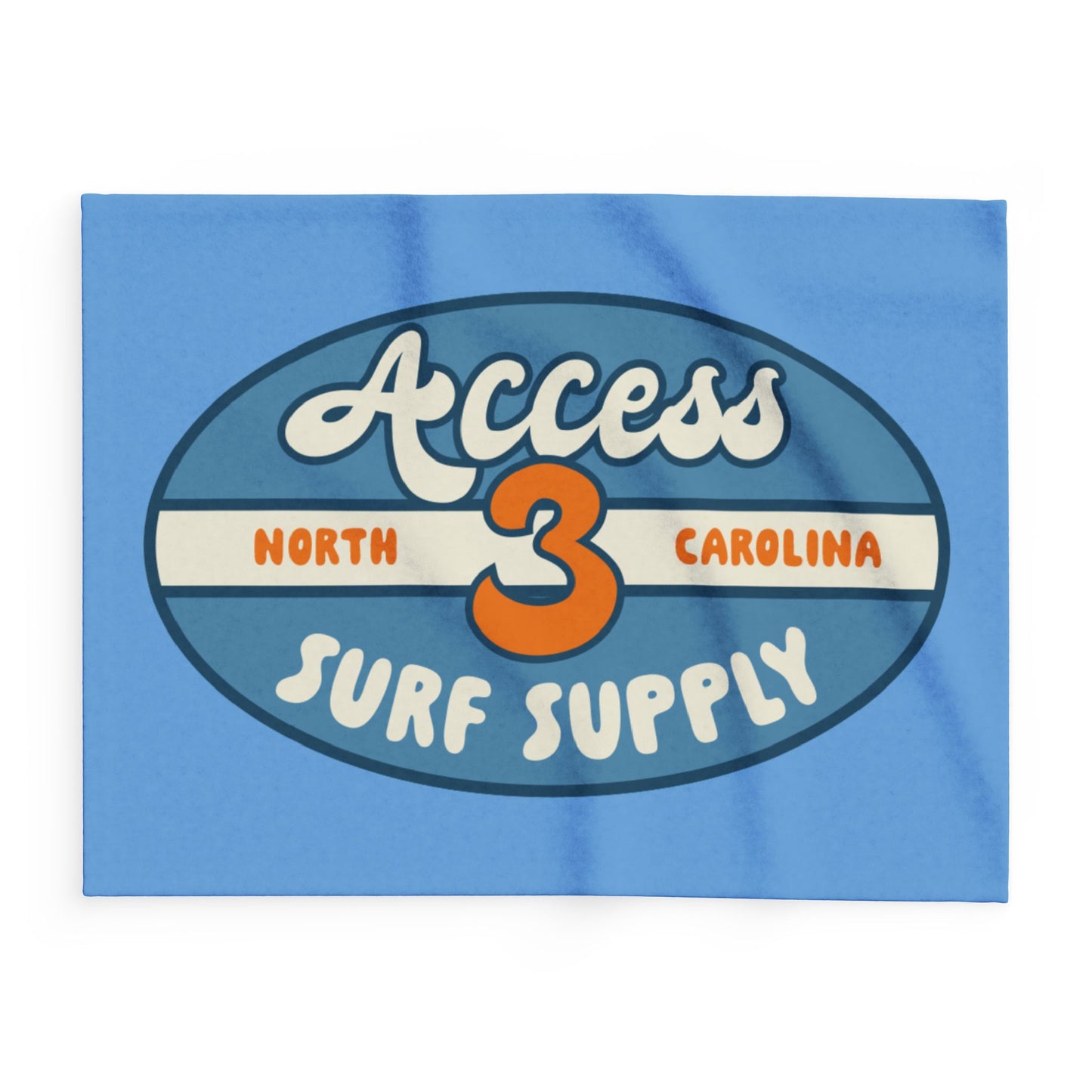 Cozy Arctic Fleece Blanket - Surf Supply Retro Design
