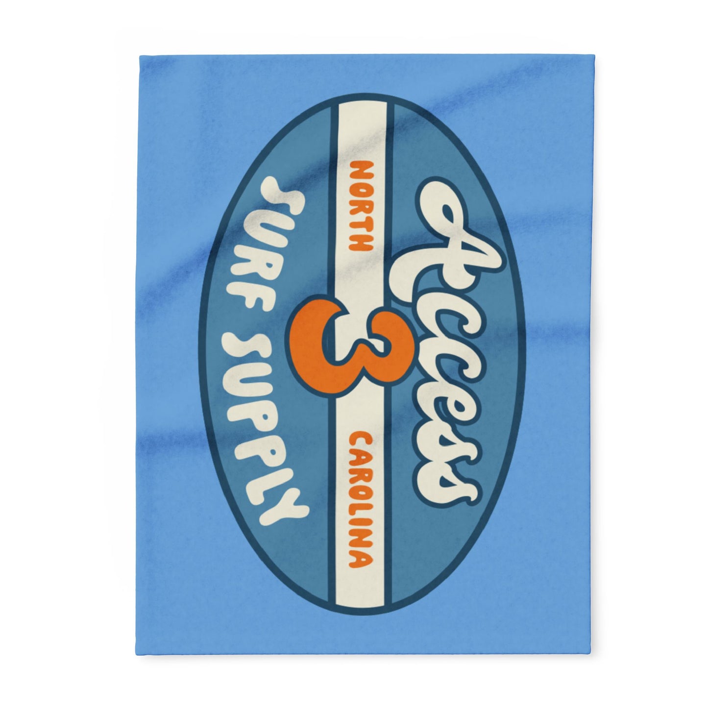 Cozy Arctic Fleece Blanket - Surf Supply Retro Design
