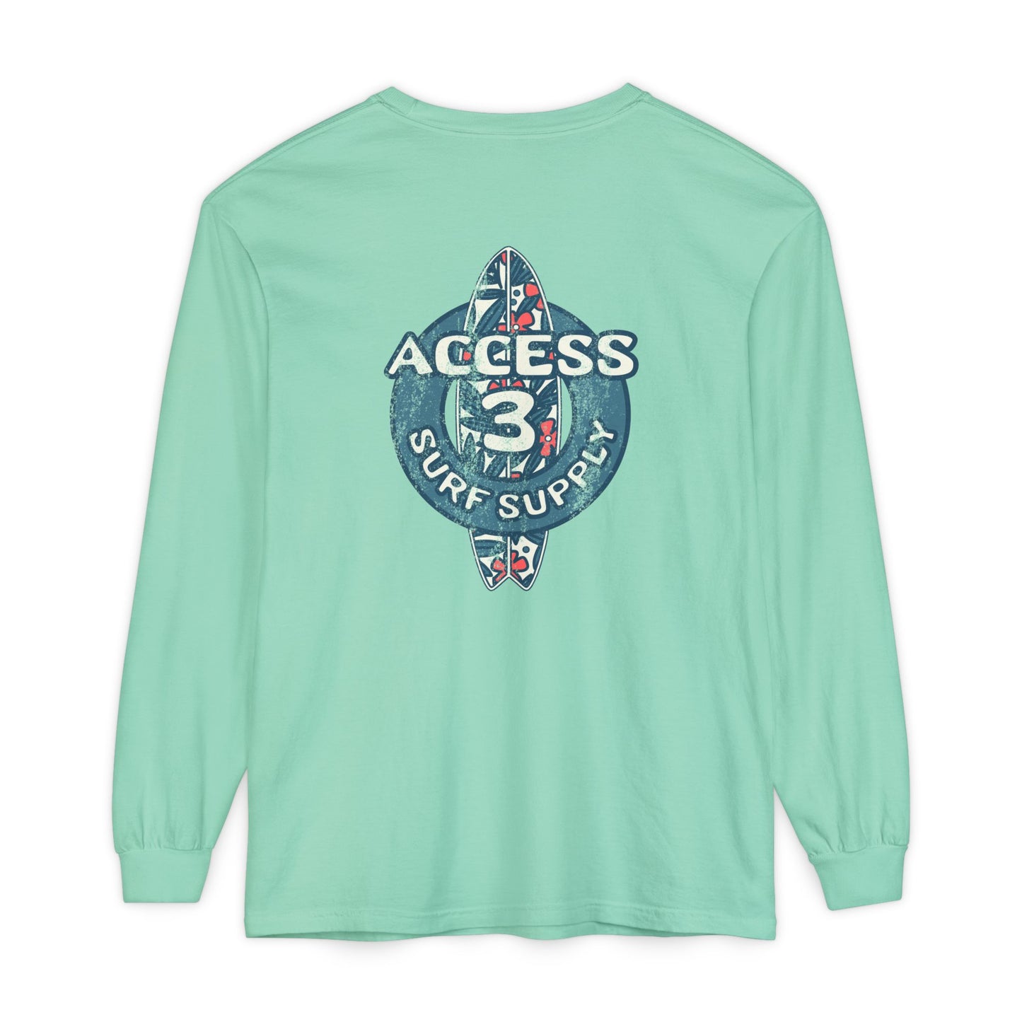 Access 3 Vintage Surf Supply Long Sleeve Logo Tee