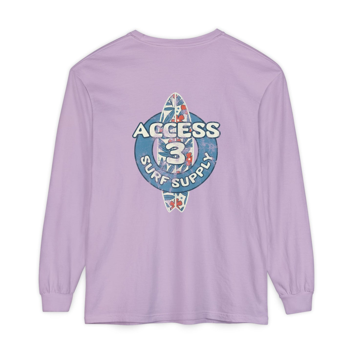 Access 3 Vintage Surf Supply Long Sleeve Logo Tee