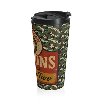 335th Military Camo Travel Mug