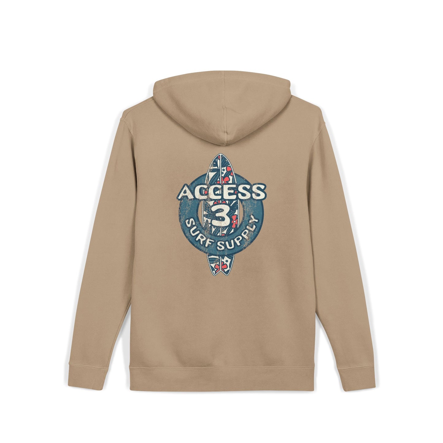 Access 3 Vintage Surf Logo Hoodie