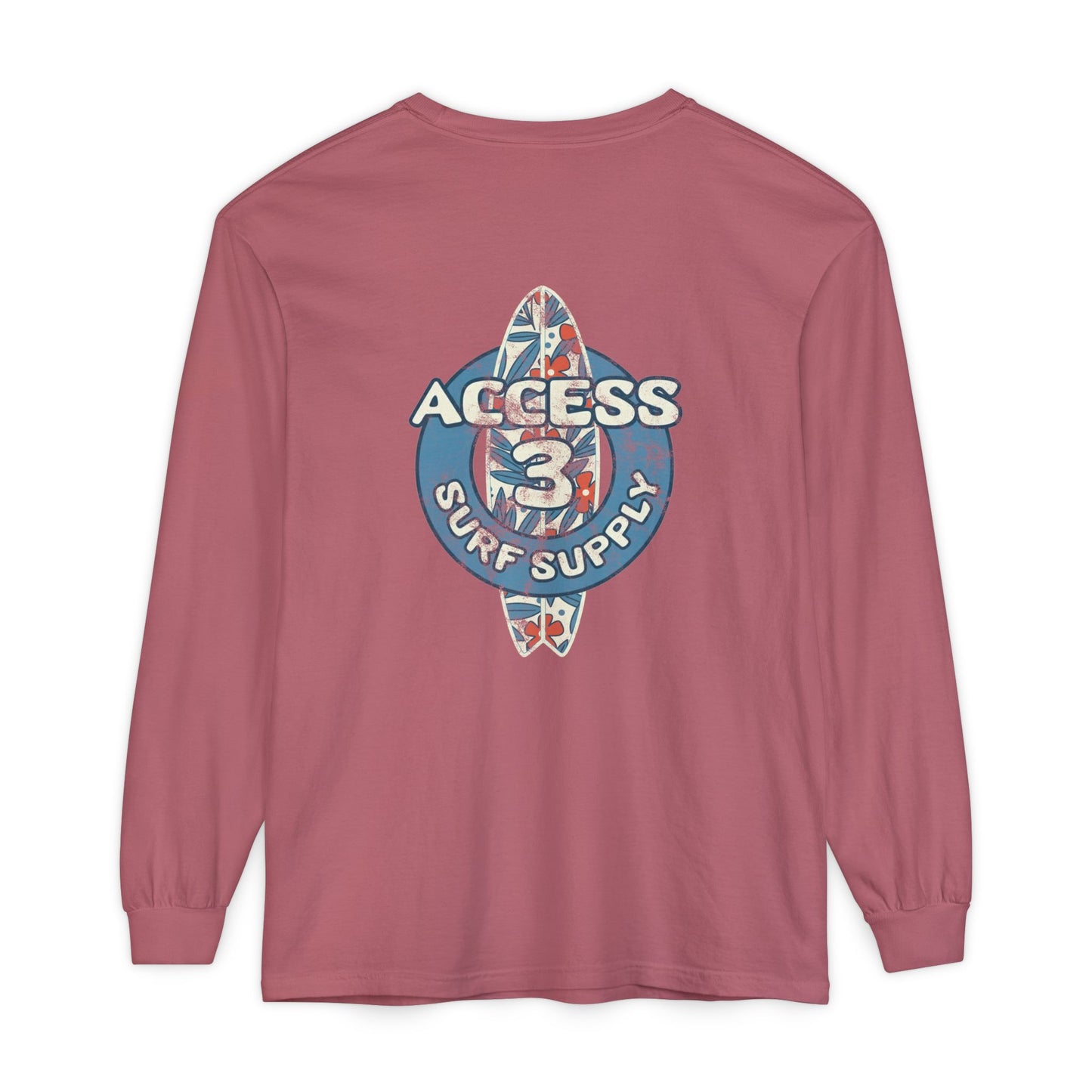 Access 3 Vintage Surf Supply Long Sleeve Logo Tee