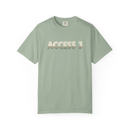 Vintage Striped Logo Tee