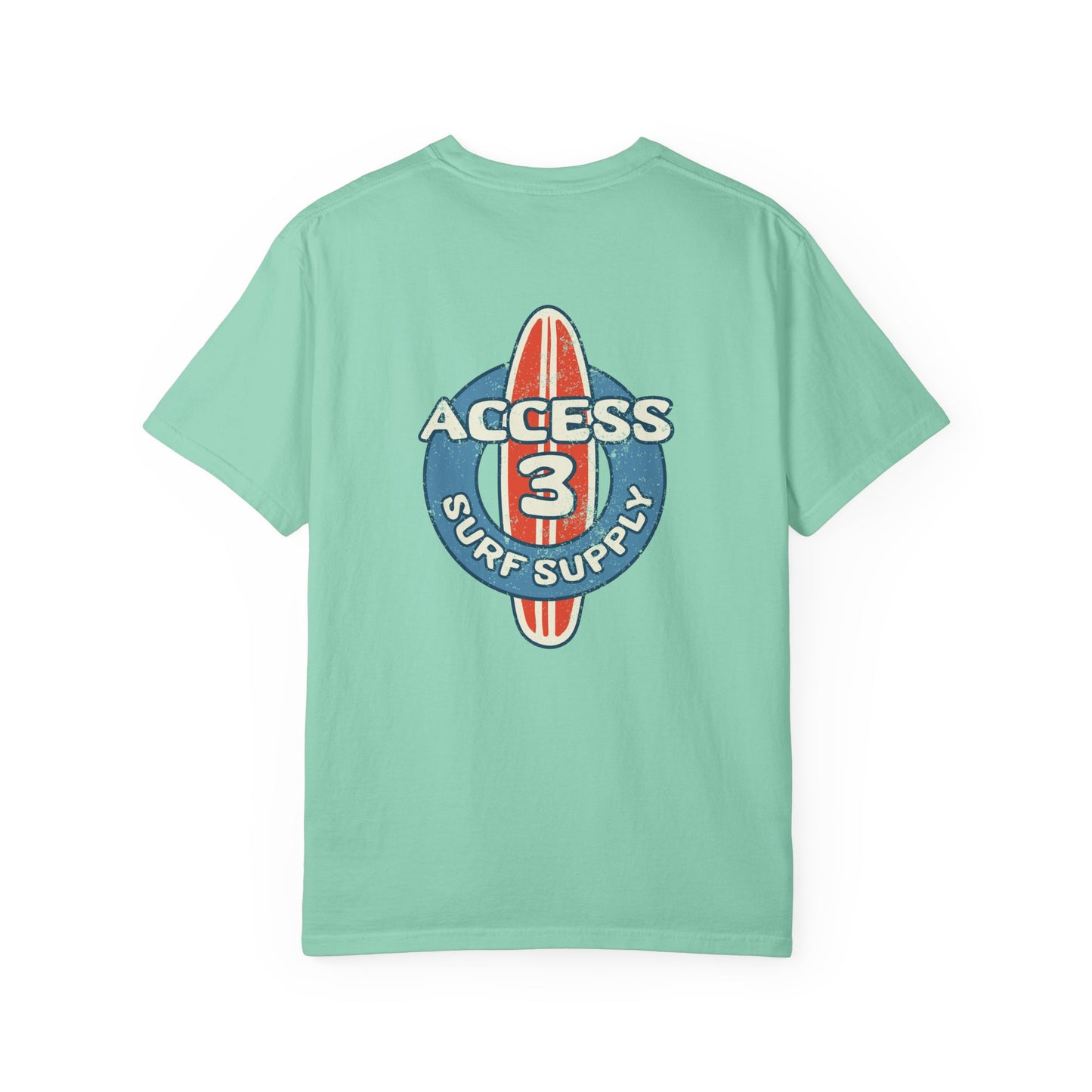 Access 3 Surf Supply Retro Surfboard Tee