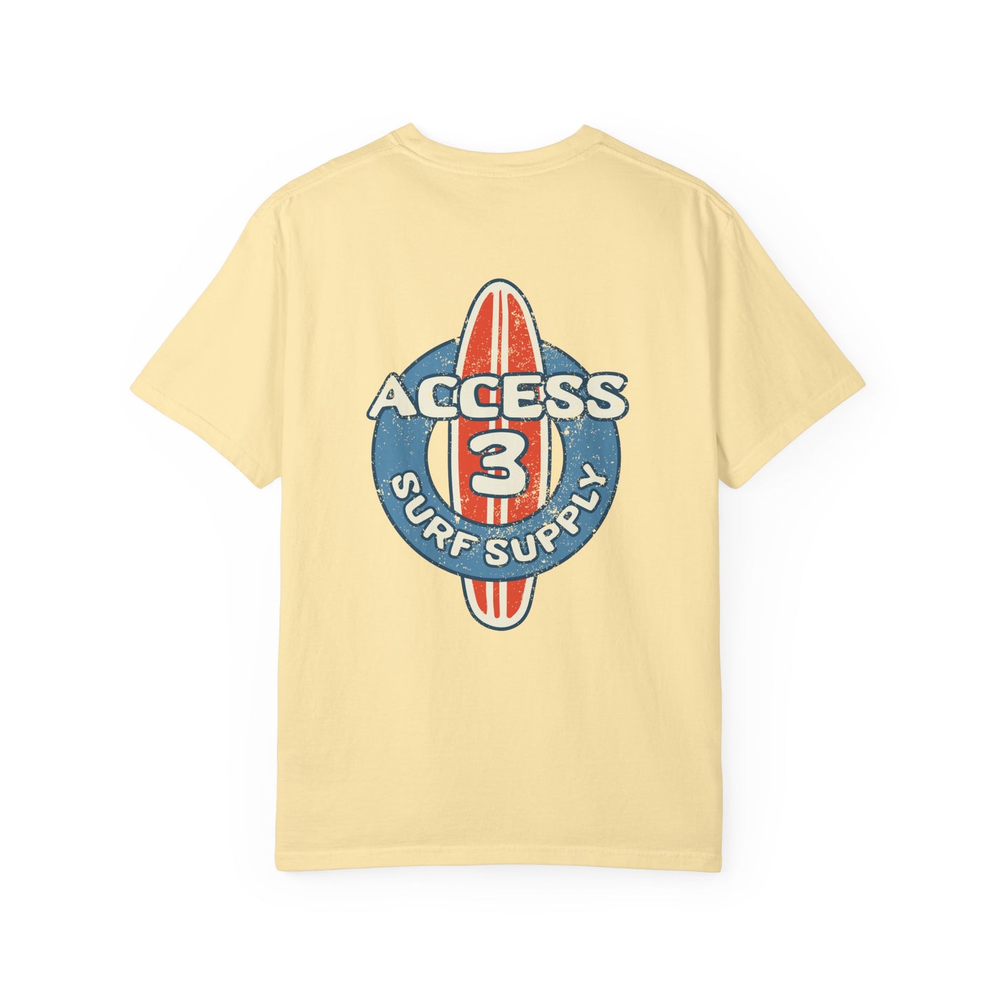 Access 3 Surf Supply Retro Surfboard Tee
