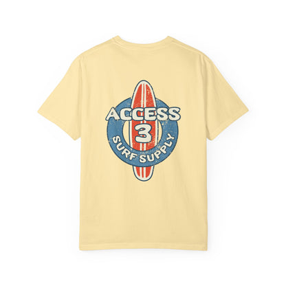Access 3 Surf Supply Retro Surfboard Tee