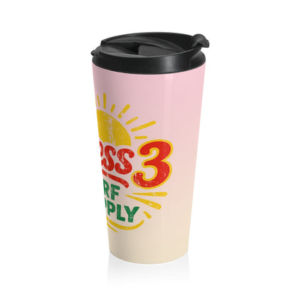 Access Surf Supply Stainless Steel Travel Mug — Retro Beach Sunrise Tumbler