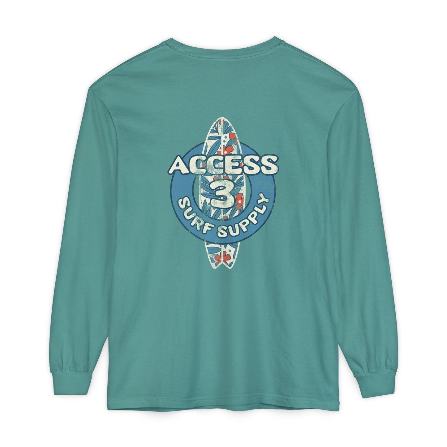 Access 3 Vintage Surf Supply Long Sleeve Logo Tee