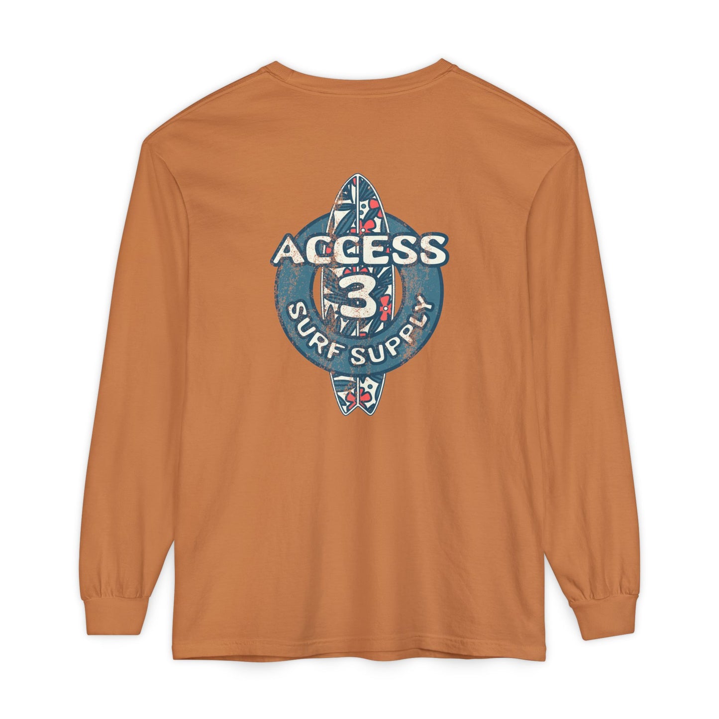 Access 3 Vintage Surf Supply Long Sleeve Logo Tee