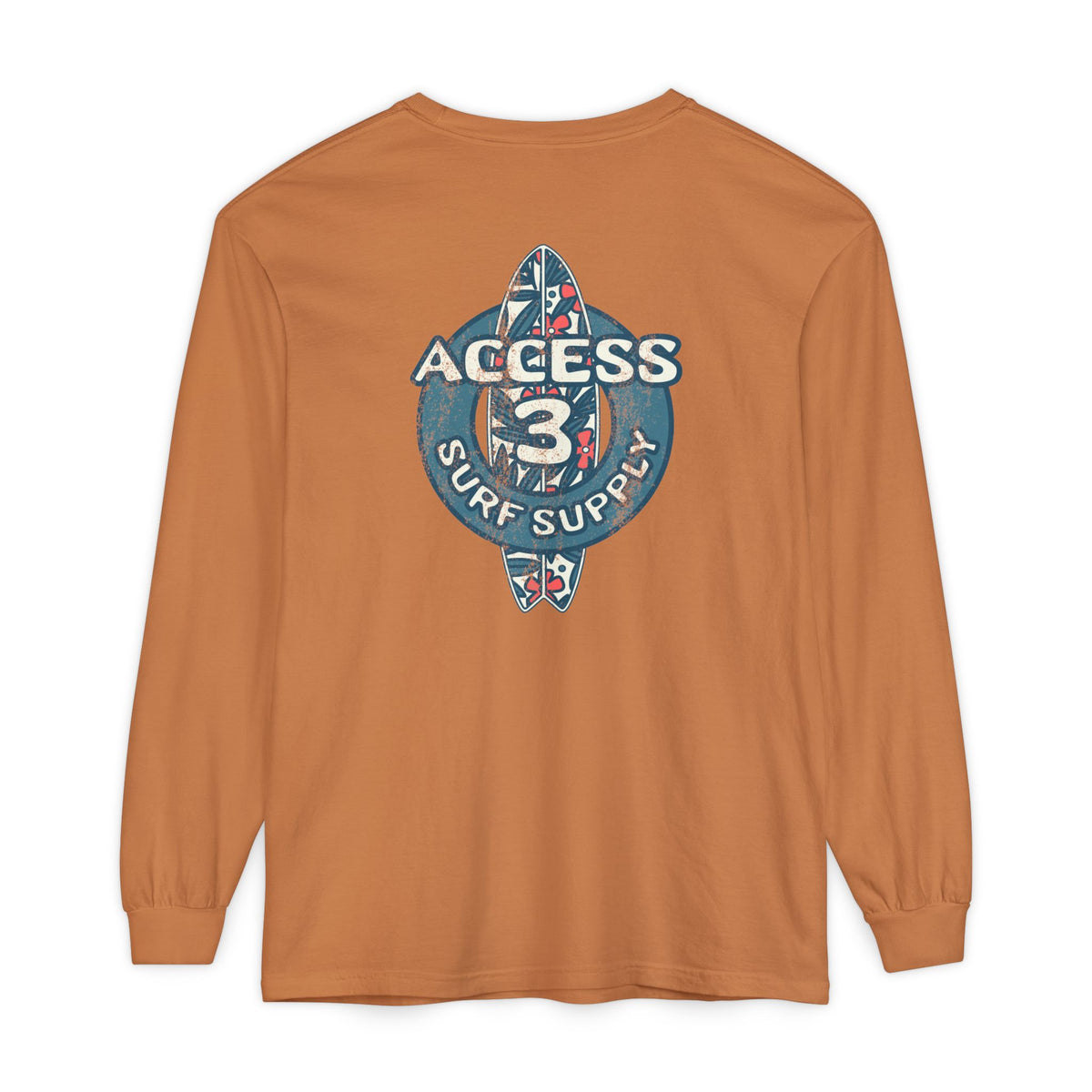 Access 3 Vintage Surf Supply Long Sleeve Logo Tee