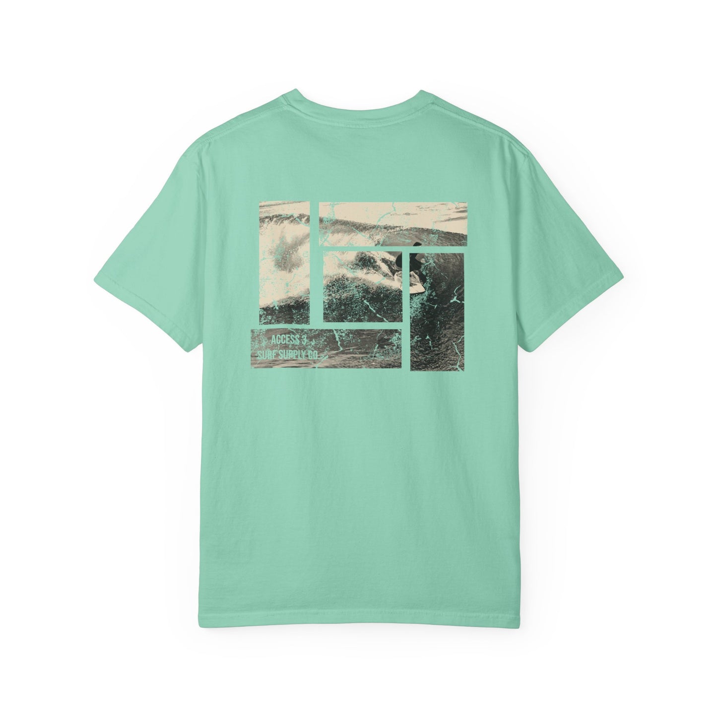 Wave Collage Retro Graphic Tee