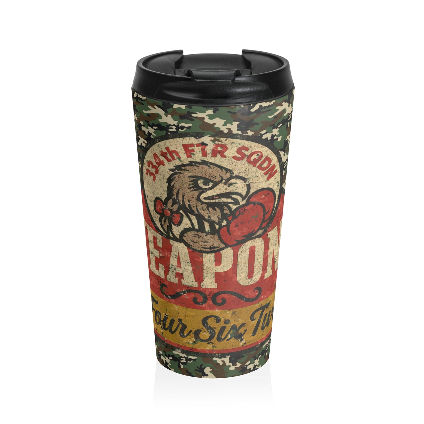 334th Vintage Retro Eagle Tumbler