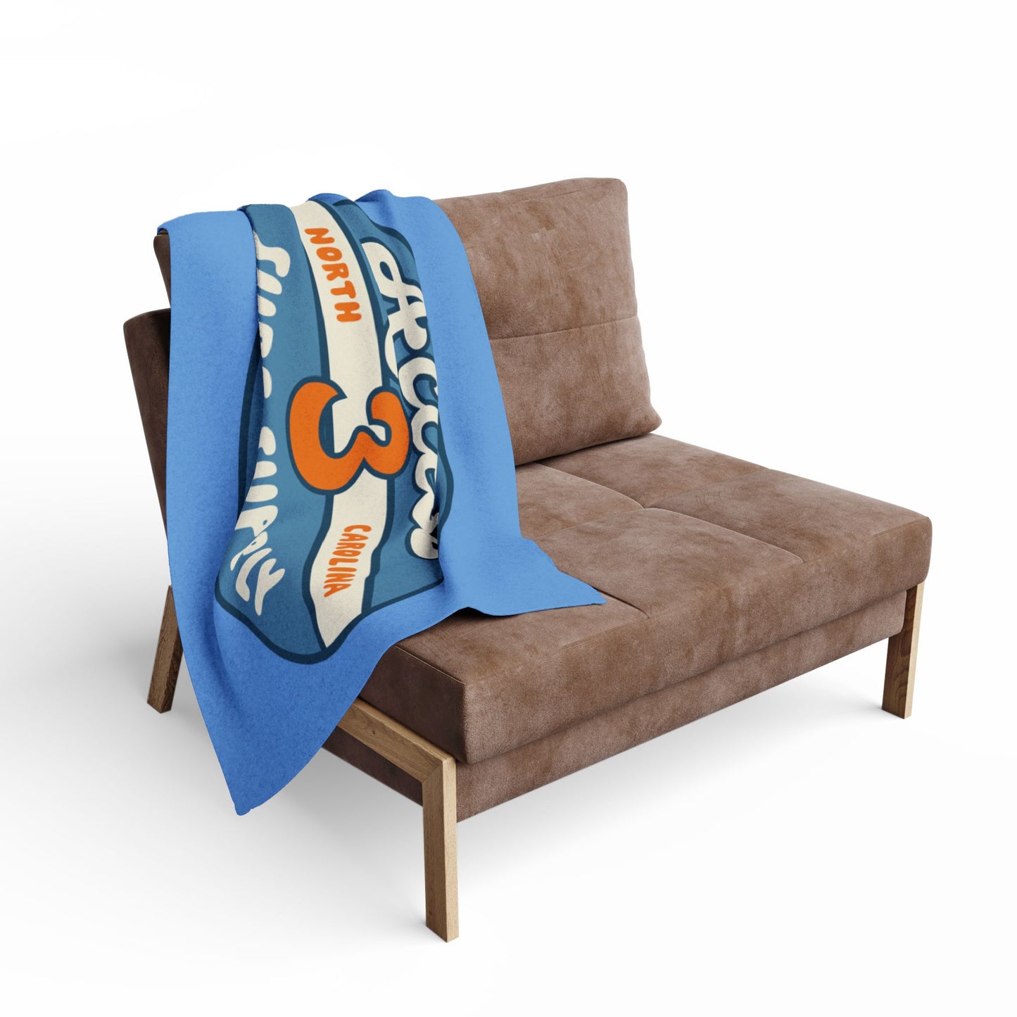 Cozy Arctic Fleece Blanket - Surf Supply Retro Design