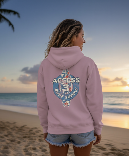 Access 3 Vintage Surf Logo Hoodie