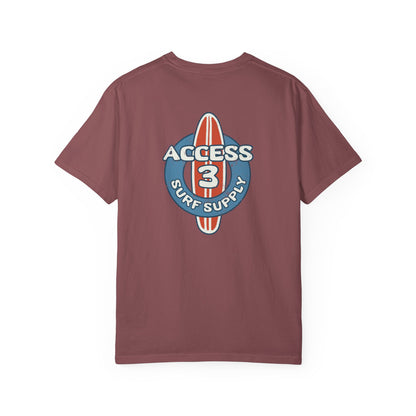 Access 3 Surf Supply Retro Surfboard Tee