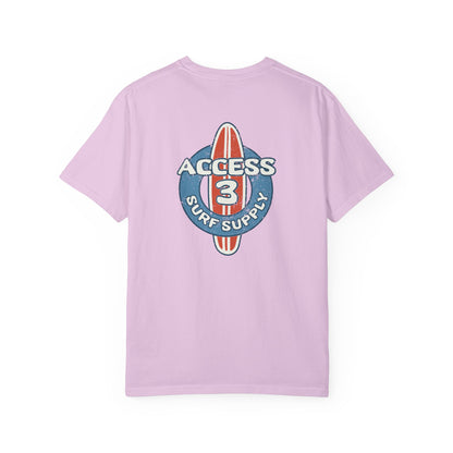 Access 3 Surf Supply Retro Surfboard Tee