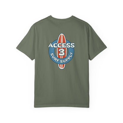 Access 3 Surf Supply Retro Surfboard Tee