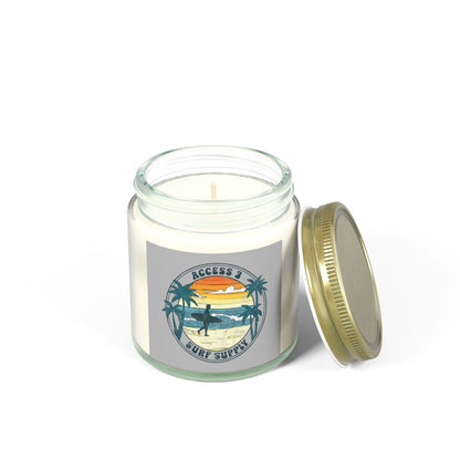 Beach Vibes Scented Candle - Coconut Apricot Wax (4oz, 9oz) | Access 3Surf Supply