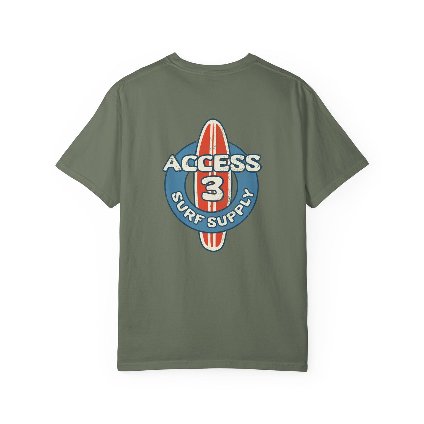 Access 3 Surf Supply Retro Surfboard Tee