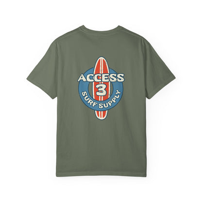 Access 3 Surf Supply Retro Surfboard Tee