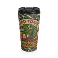 Camouflage 'Load Toads' Stainless Steel Travel Mug