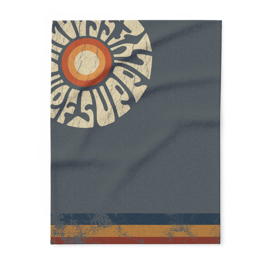 70s Slate Sunset Surf Beach Blanket