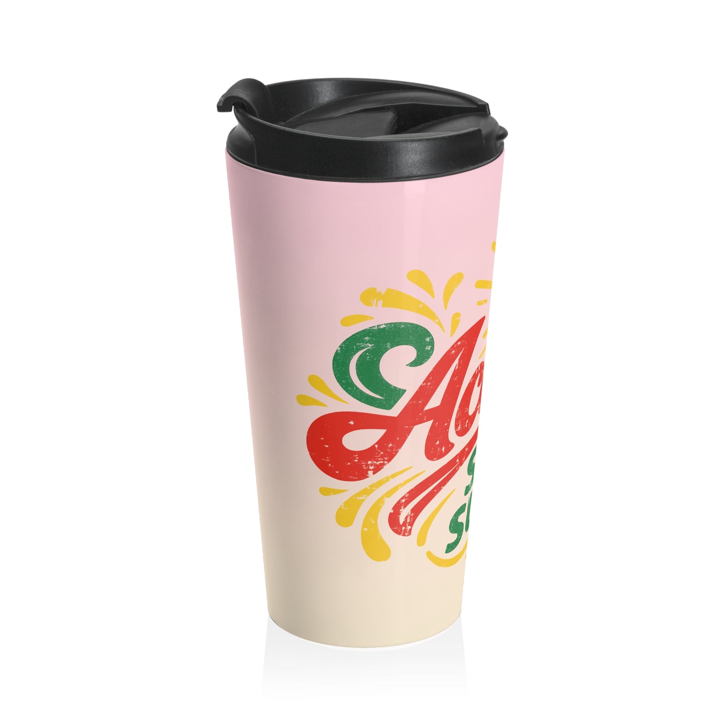 Access Surf Supply Stainless Steel Travel Mug — Retro Beach Sunrise Tumbler