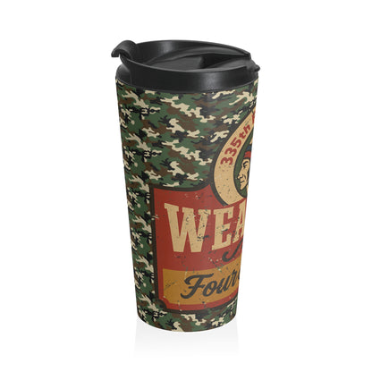335th Military Camo Travel Mug
