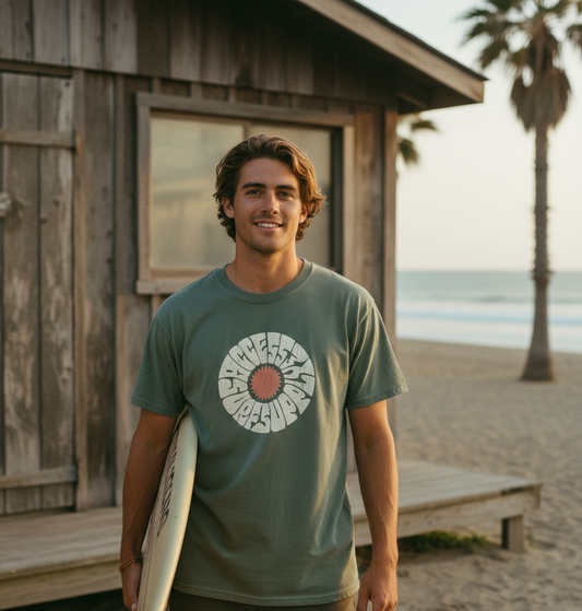 Vintage Sunburst Beach Life T-Shirt