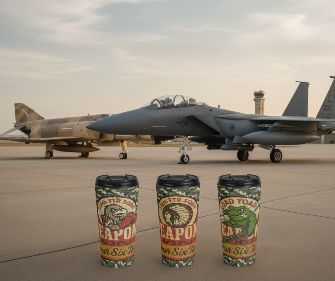 334th Vintage Retro Eagle Tumbler